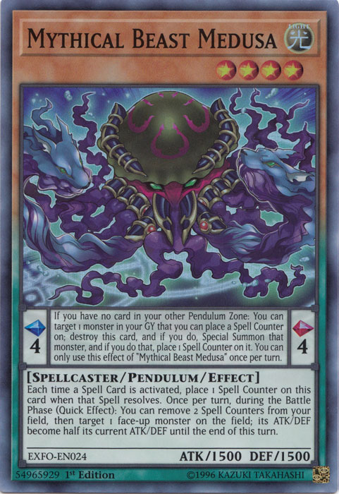 Mythical Beast Medusa [EXFO-EN024] Super Rare | Clutch Gaming