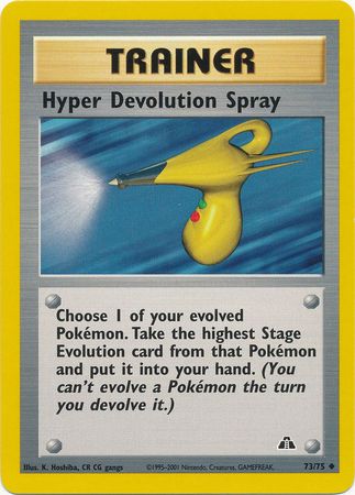 Hyper Devolution Spray (73/75) [Neo Discovery Unlimited] | Clutch Gaming