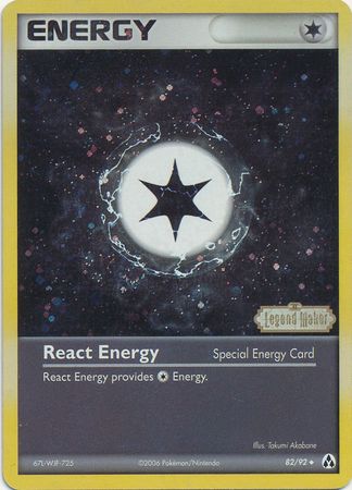 React Energy (82/92) (Stamped) [EX: Legend Maker] | Clutch Gaming