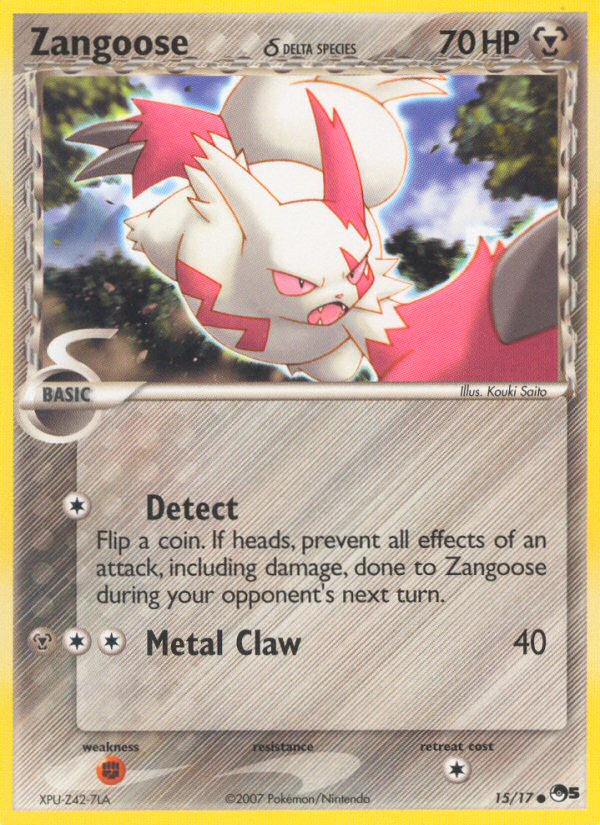 Zangoose (15/17) (Delta Species) [POP Series 5] | Clutch Gaming