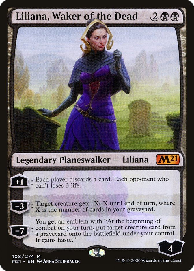 Liliana, Waker of the Dead [Core Set 2021] | Clutch Gaming