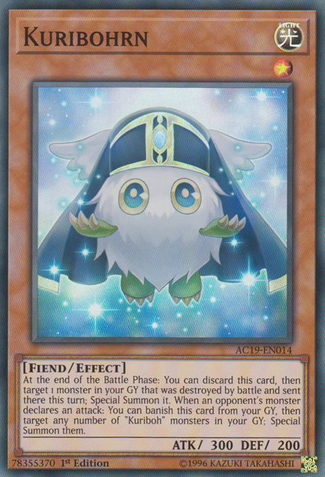 Kuribohrn [AC19-EN014] Super Rare | Clutch Gaming