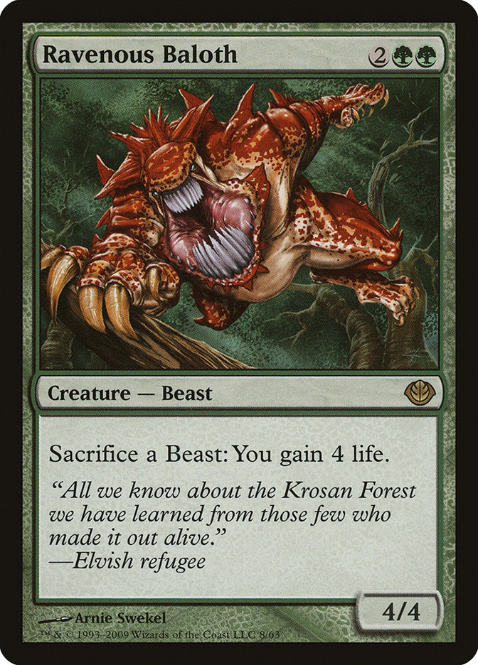 Ravenous Baloth [Duel Decks: Garruk vs. Liliana] | Clutch Gaming
