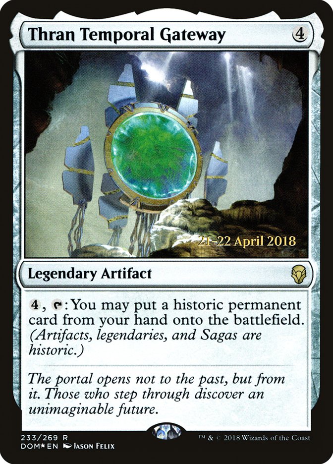 Thran Temporal Gateway [Dominaria Prerelease Promos] | Clutch Gaming