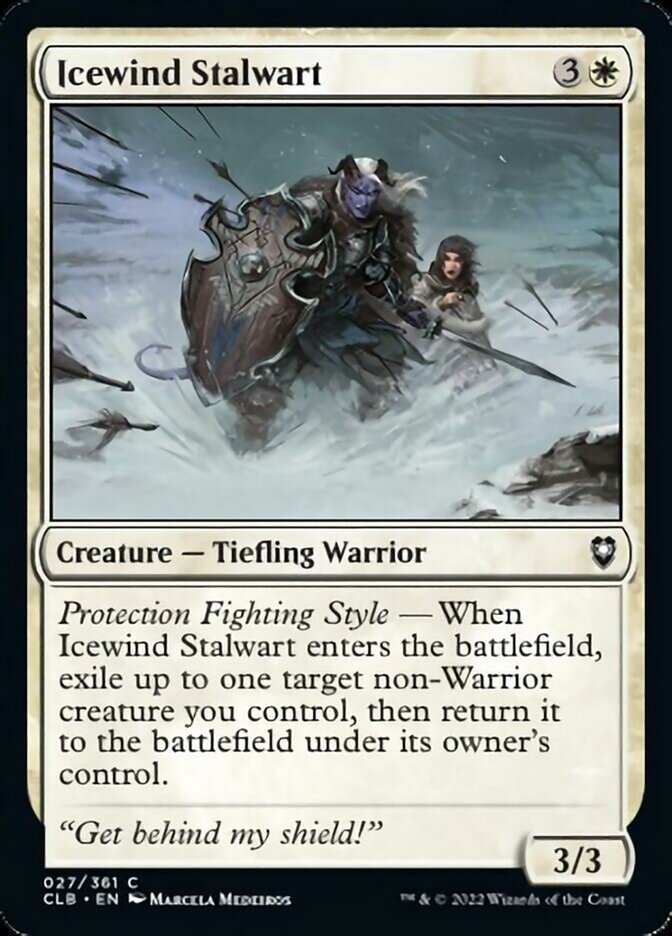 Icewind Stalwart [Commander Legends: Battle for Baldur's Gate] | Clutch Gaming