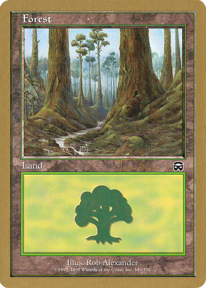 Forest (jt349) (Jan Tomcani) [World Championship Decks 2001] | Clutch Gaming