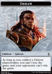 Gideon of the Trials Emblem // Zombie Double-Sided Token [Amonkhet Tokens] | Clutch Gaming