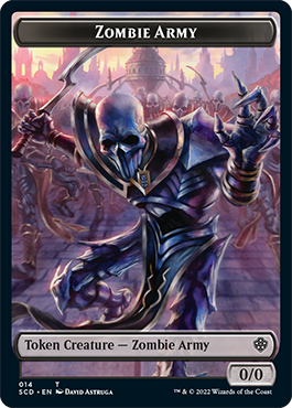 Zombie Army Double-Sided Token [Starter Commander Decks] | Clutch Gaming