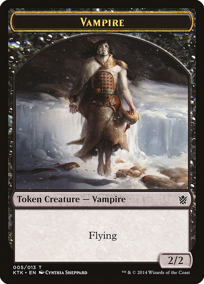 Vampire Token [Khans of Tarkir Tokens] | Clutch Gaming