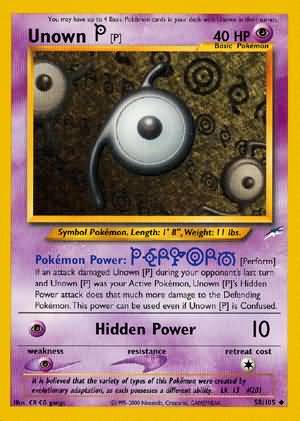 Unown [P] (58/105) [Neo Destiny Unlimited] | Clutch Gaming