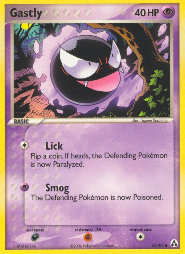 Gastly (52/92) [EX: Legend Maker] | Clutch Gaming