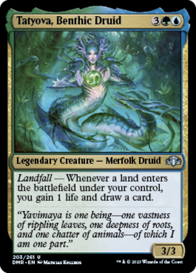 Tatyova, Benthic Druid [Dominaria Remastered] | Clutch Gaming