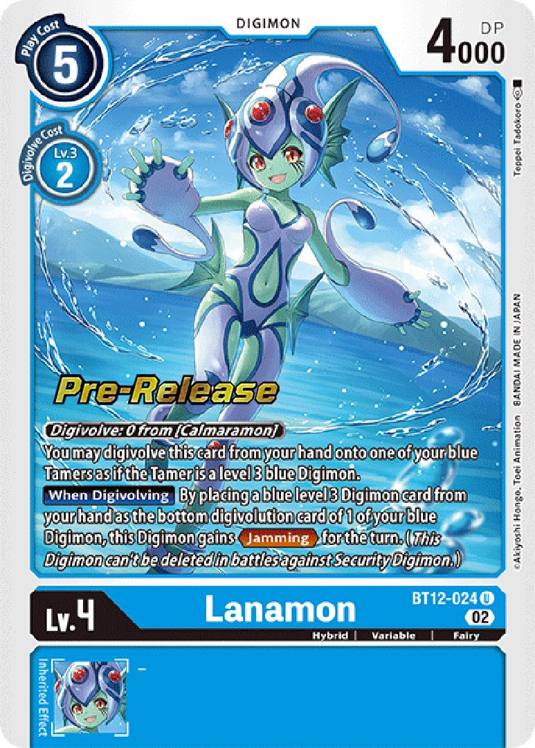 Lanamon [BT12-024] [Across Time Pre-Release Cards] | Clutch Gaming