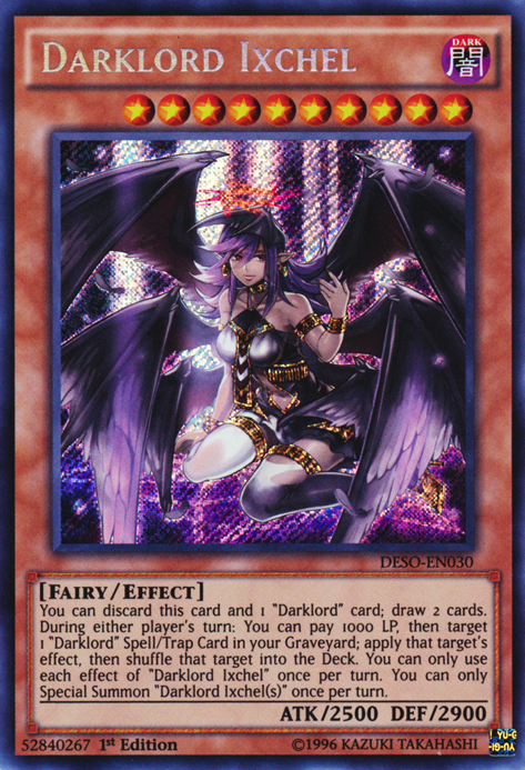 Darklord Ixchel [DESO-EN030] Secret Rare | Clutch Gaming