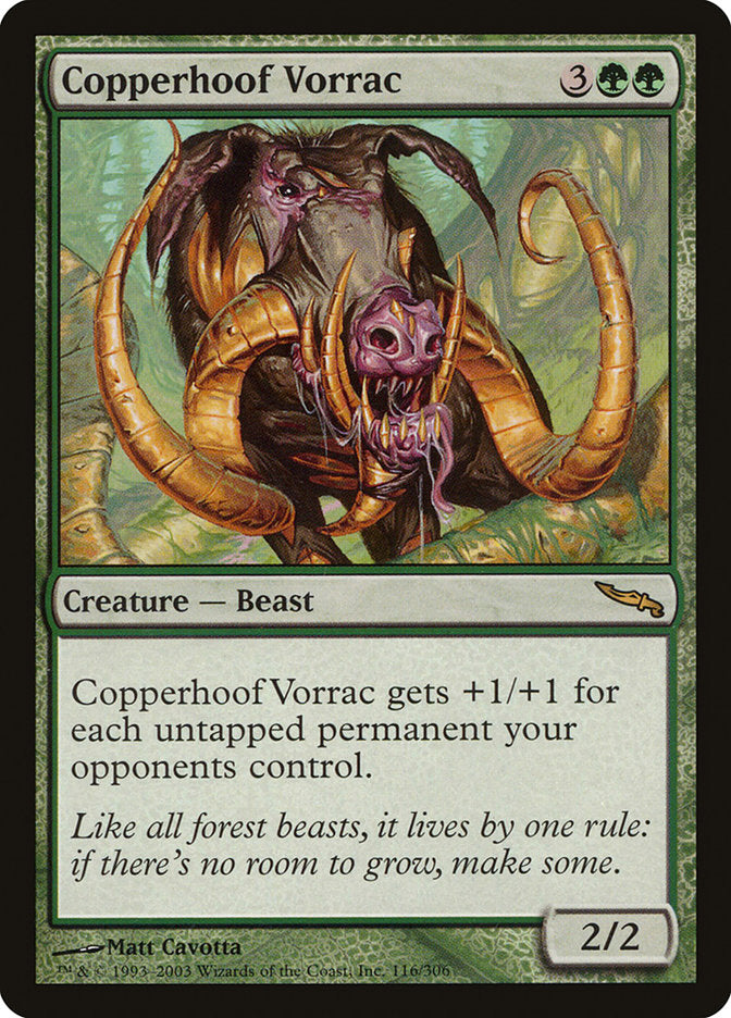 Copperhoof Vorrac [Mirrodin] | Clutch Gaming