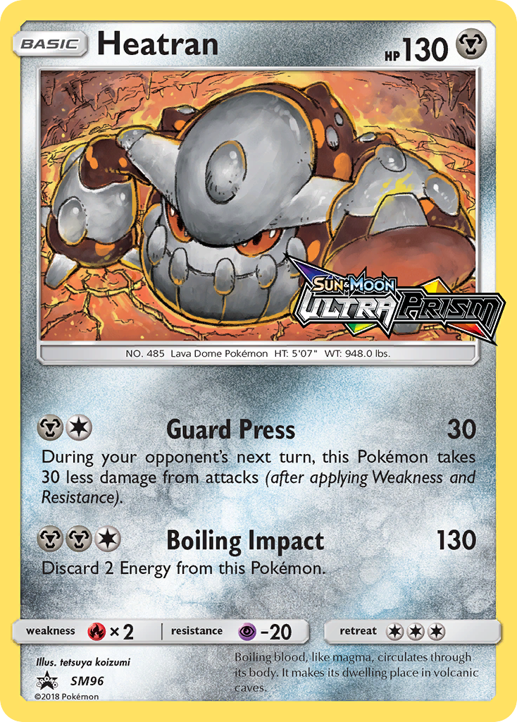 Heatran (SM96) [Sun & Moon: Black Star Promos] | Clutch Gaming