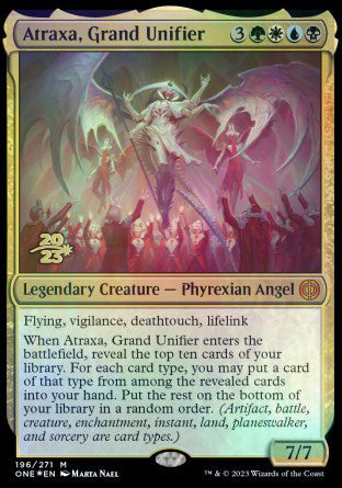 Atraxa, Grand Unifier [Phyrexia: All Will Be One Prerelease Promos] | Clutch Gaming