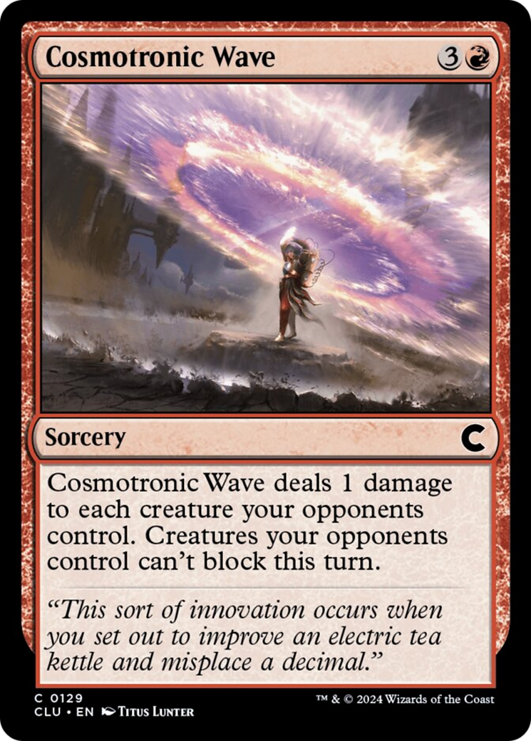 Cosmotronic Wave [Ravnica: Clue Edition] | Clutch Gaming