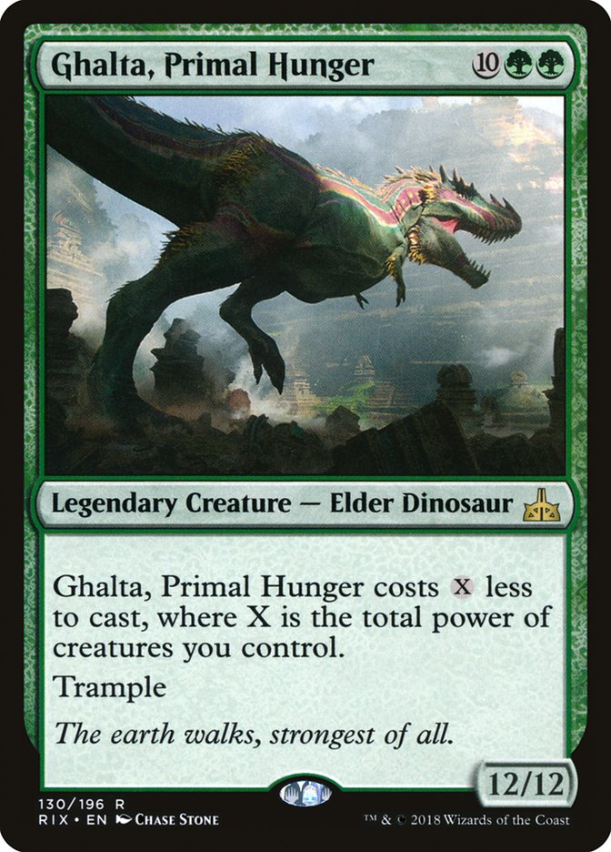 Ghalta, Primal Hunger [Rivals of Ixalan] | Clutch Gaming