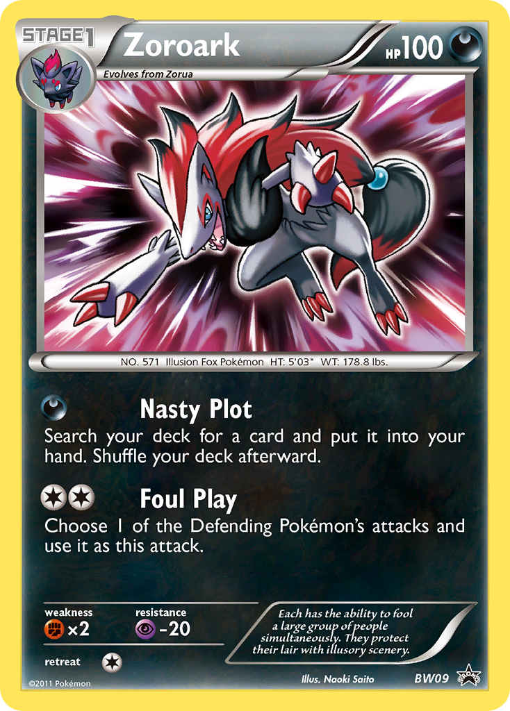 Zoroark (BW09) [Black & White: Black Star Promos] | Clutch Gaming