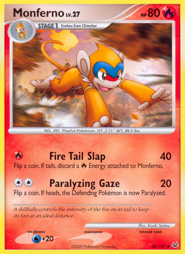 Monferno (56/127) [Platinum: Base Set] | Clutch Gaming