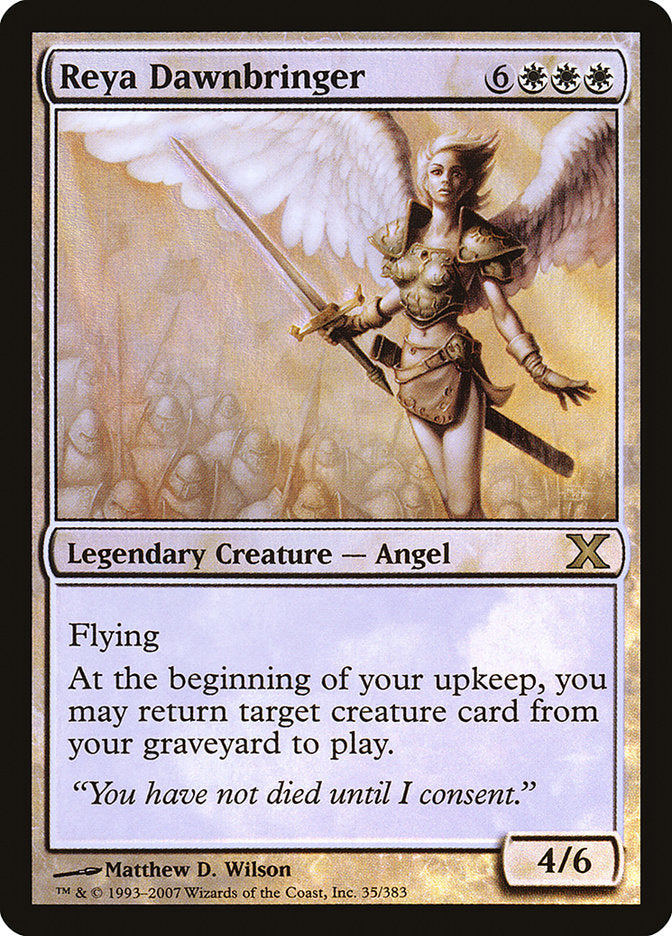 Reya Dawnbringer (Premium Foil) [Tenth Edition] | Clutch Gaming