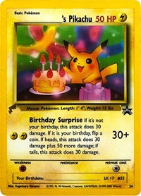 Pikachu (24) (Birthday) [Pikachu World Collection Promos] | Clutch Gaming