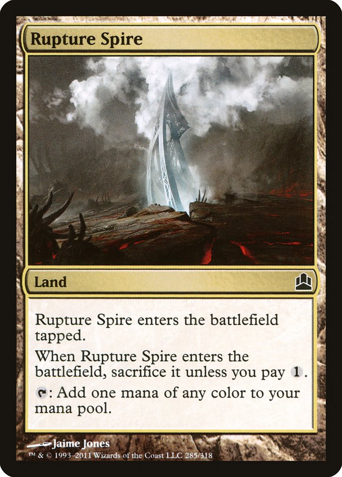 Rupture Spire [Commander 2011] | Clutch Gaming