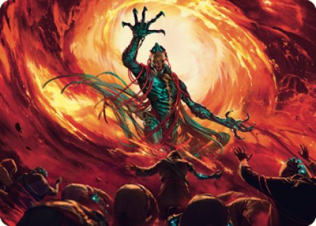 Gix, Yawgmoth Praetor Art Card [The Brothers' War Art Series] | Clutch Gaming