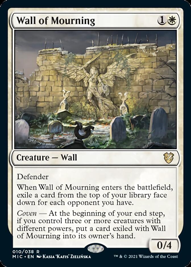 Wall of Mourning [Innistrad: Midnight Hunt Commander] | Clutch Gaming