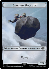 Ballistic Boulder // Food (0022) Double-Sided Token (Surge Foil) [The Lord of the Rings: Tales of Middle-Earth Tokens] | Clutch Gaming