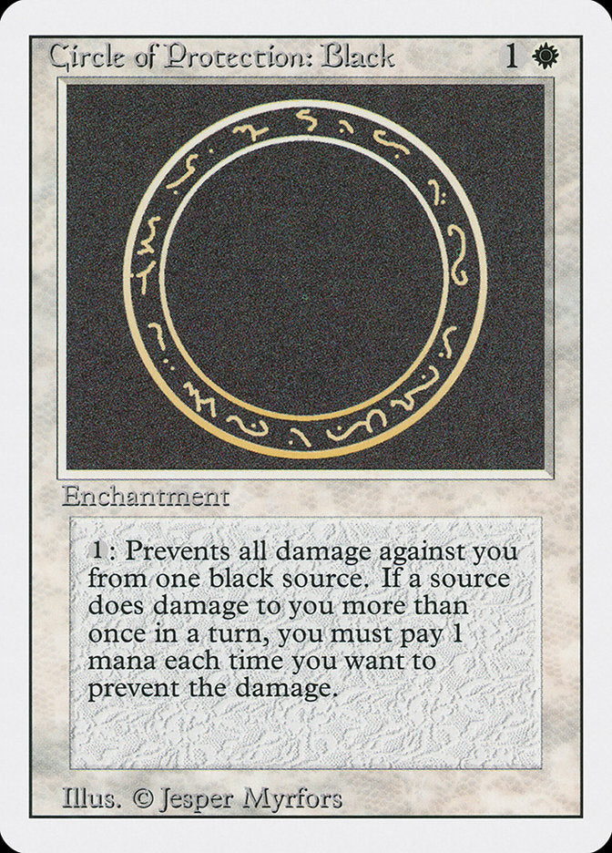 Circle of Protection: Black [Revised Edition] | Clutch Gaming