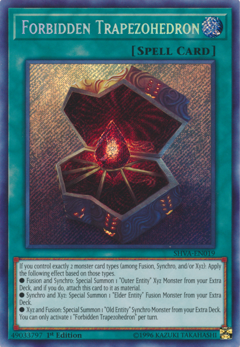 Forbidden Trapezohedron [SHVA-EN019] Secret Rare | Clutch Gaming