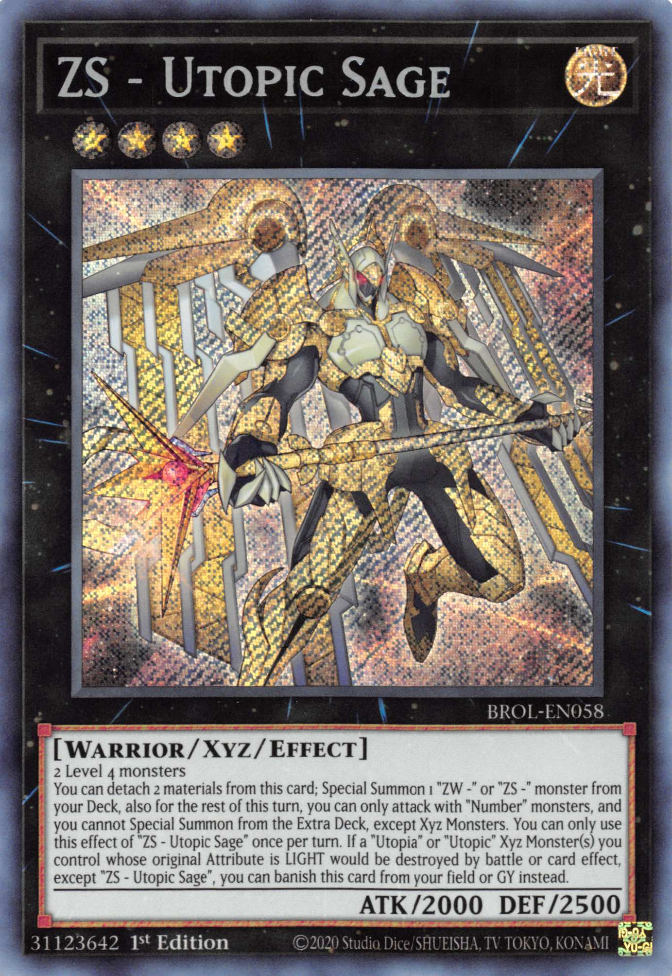 ZS - Utopic Sage [BROL-EN058] Secret Rare | Clutch Gaming