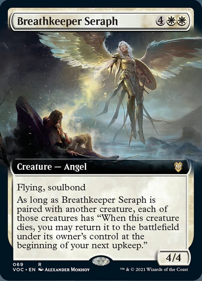 Breathkeeper Seraph (Extended Art) [Innistrad: Crimson Vow Commander] | Clutch Gaming