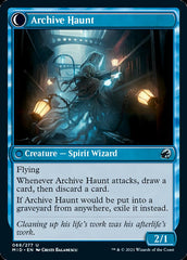 Overwhelmed Archivist // Archive Haunt [Innistrad: Midnight Hunt] | Clutch Gaming