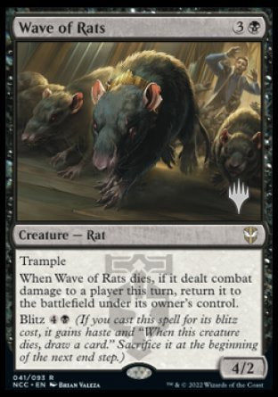 Wave of Rats (Promo Pack) [Streets of New Capenna Commander Promos] | Clutch Gaming