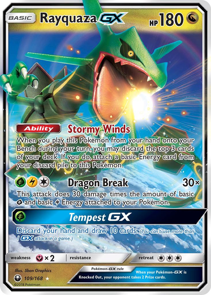 Rayquaza GX (109/168) [Sun & Moon: Celestial Storm] | Clutch Gaming