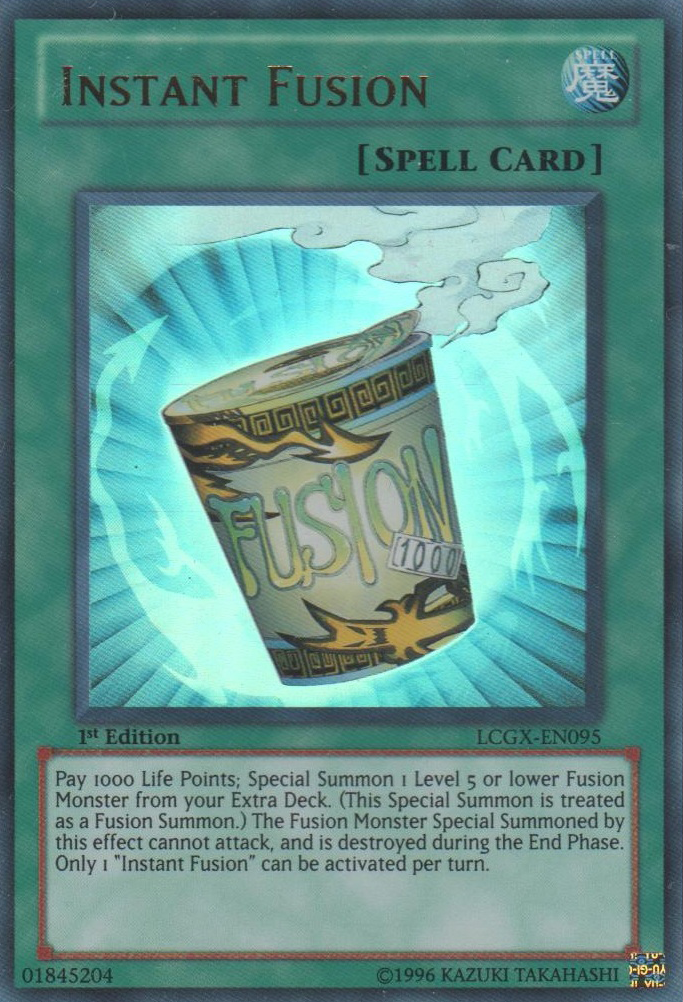 Instant Fusion [LCGX-EN095] Ultra Rare | Clutch Gaming