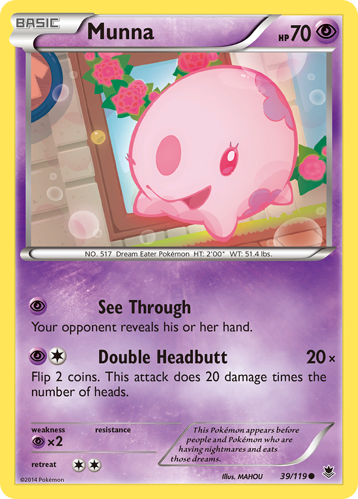 Munna (39/119) [XY: Phantom Forces] | Clutch Gaming