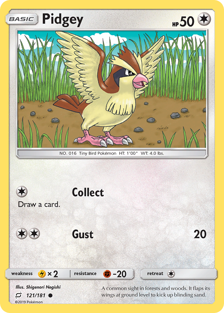 Pidgey (121/181) [Sun & Moon: Team Up] | Clutch Gaming