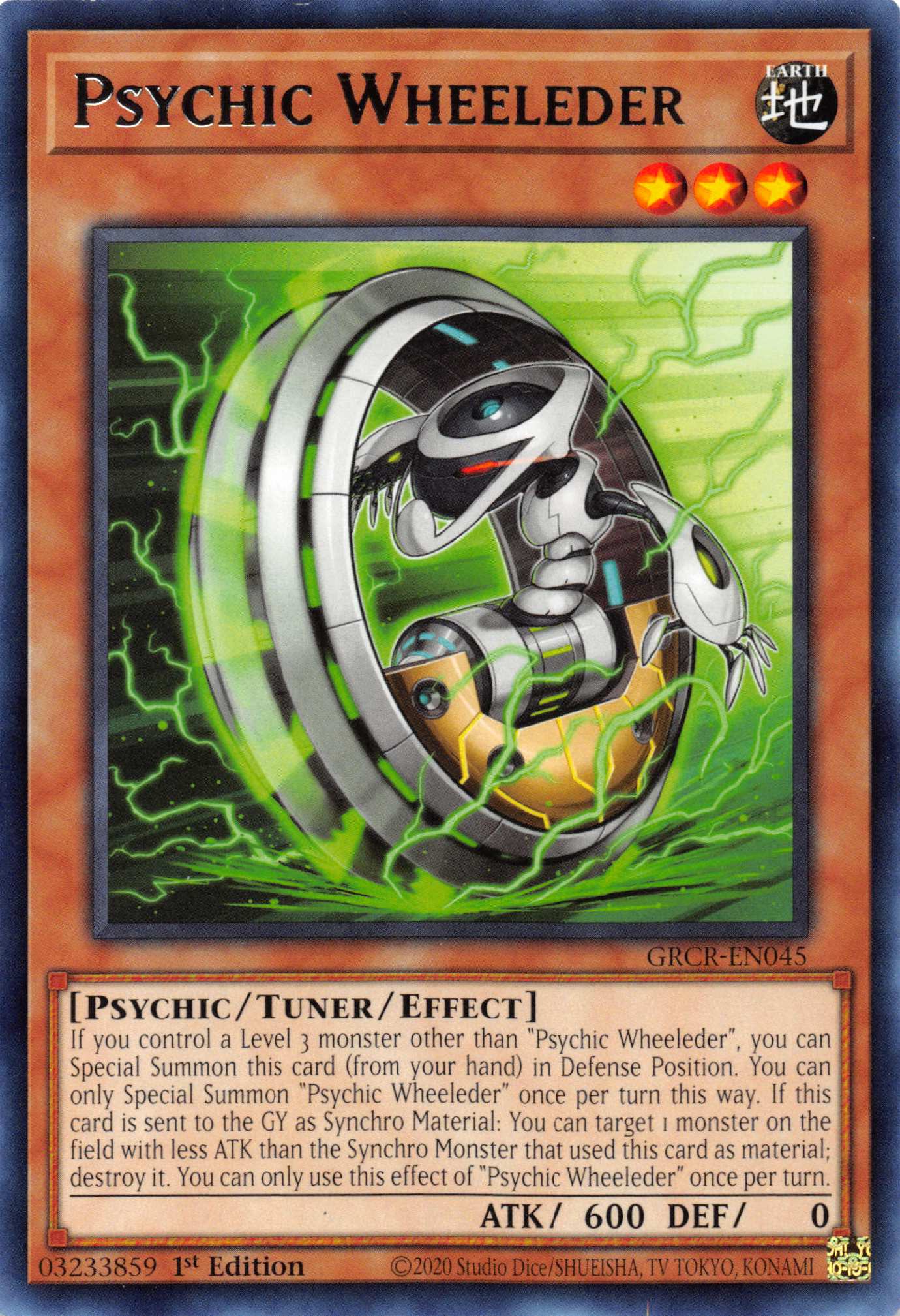 Psychic Wheeleder [GRCR-EN045] Rare | Clutch Gaming