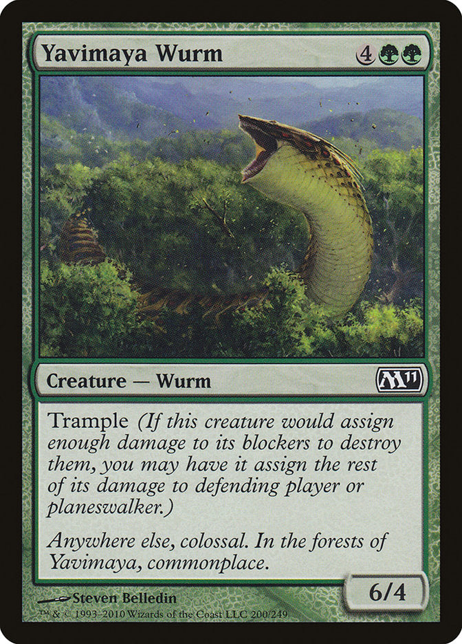 Yavimaya Wurm [Magic 2011] | Clutch Gaming