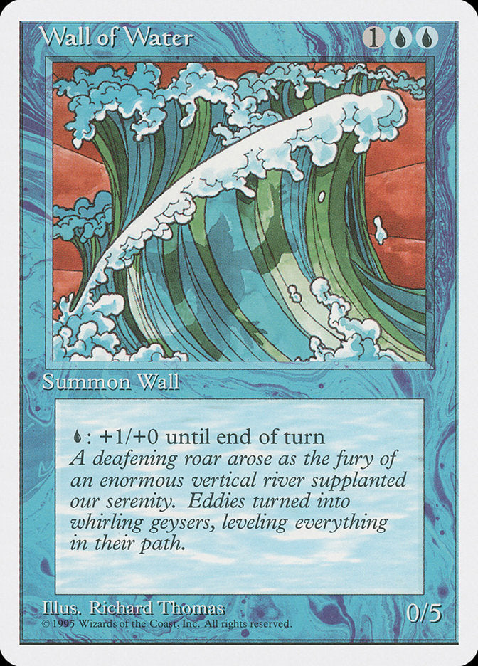 Wall of Water [Fourth Edition] | Clutch Gaming