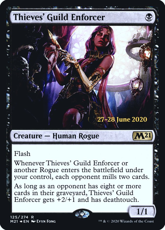 Thieves' Guild Enforcer [Core Set 2021 Prerelease Promos] | Clutch Gaming