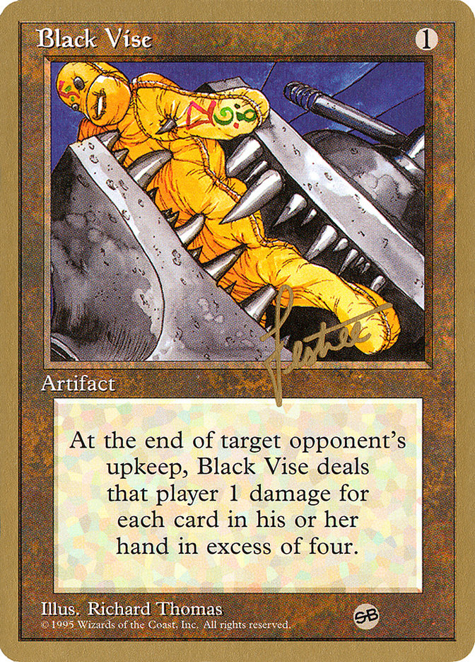 Black Vise (Bertrand Lestree) (SB) [Pro Tour Collector Set] | Clutch Gaming