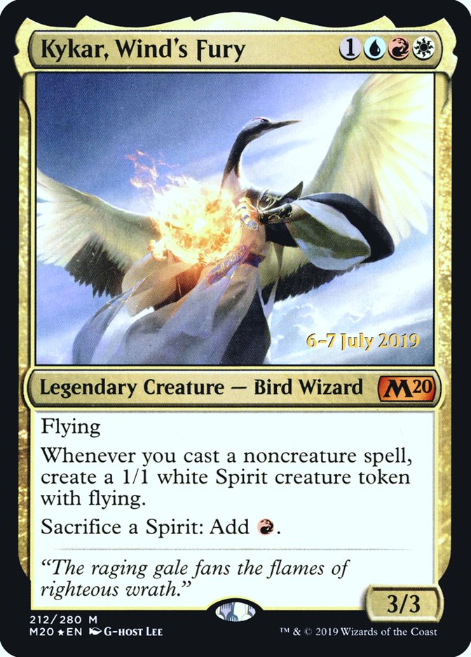 Kykar, Wind's Fury [Core Set 2020 Prerelease Promos] | Clutch Gaming