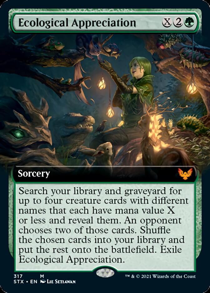 Ecological Appreciation (Extended Art) [Strixhaven: School of Mages] | Clutch Gaming