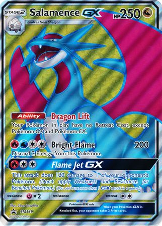 Salamence GX (SM139) (Jumbo Card) [Sun & Moon: Black Star Promos] | Clutch Gaming