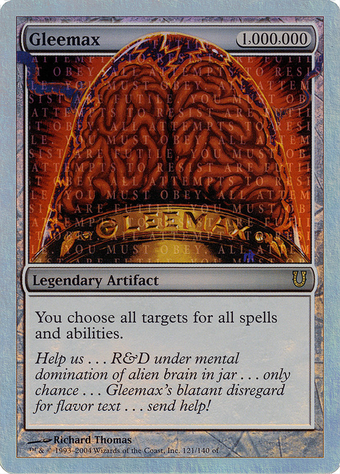 Gleemax (Alternate Foil) [Unhinged] | Clutch Gaming